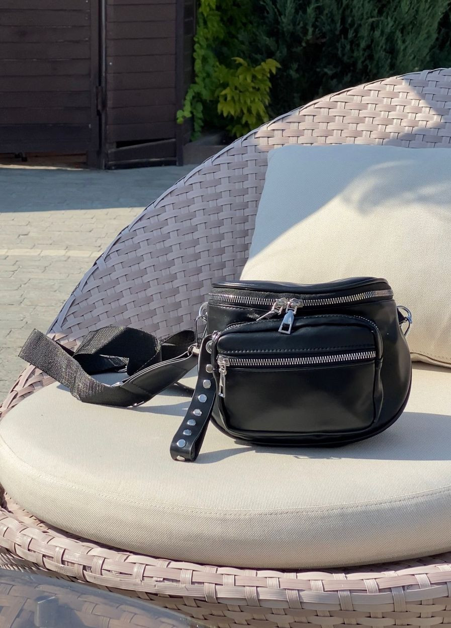 Женская сумка кросс-боди 00918 черная No Brand (270829156)