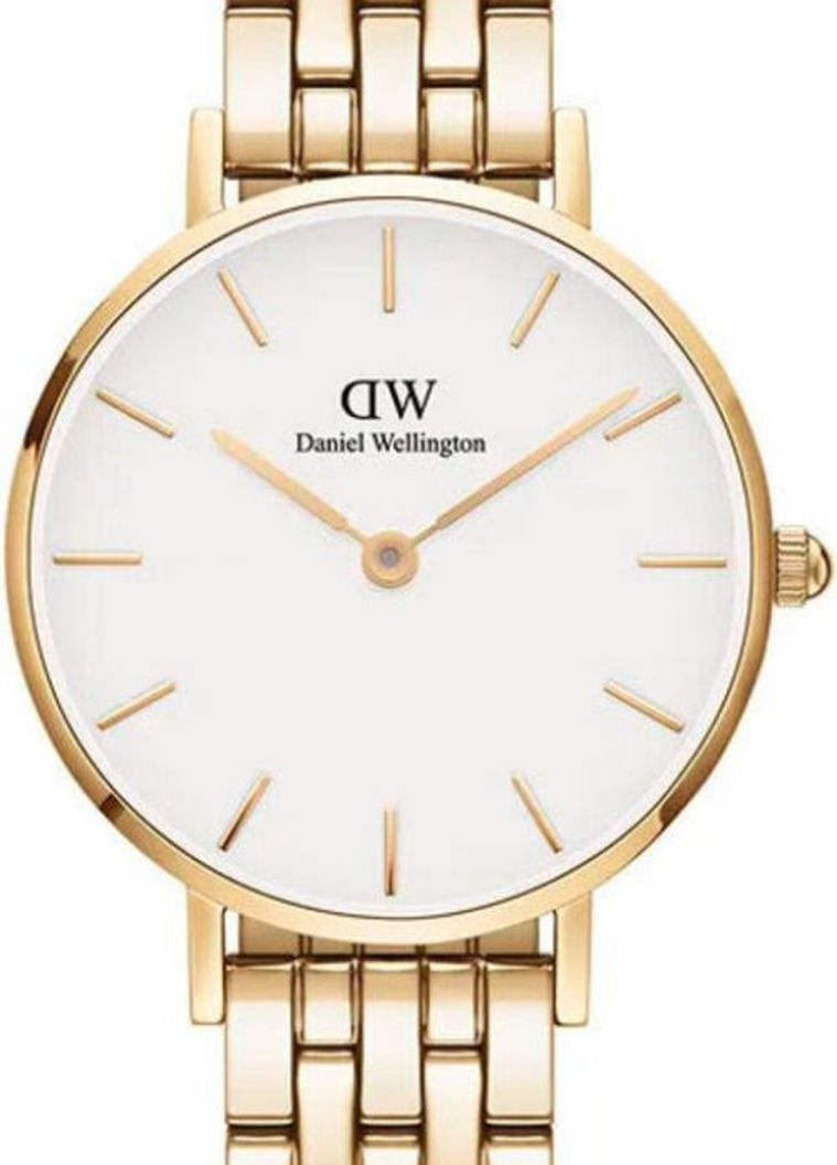 Часы Petite 5-Link Evergold DW00100614 кварцевые fashion Daniel Wellington (276963959)