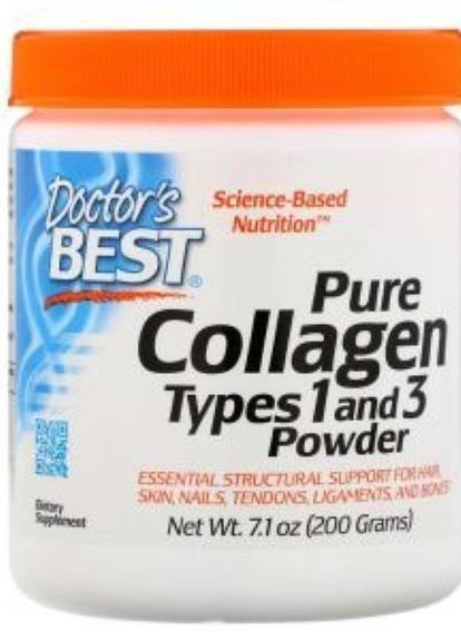 Колаген Collagen Types 1 & 3 Powder 200 g Doctor's Best (261926572)
