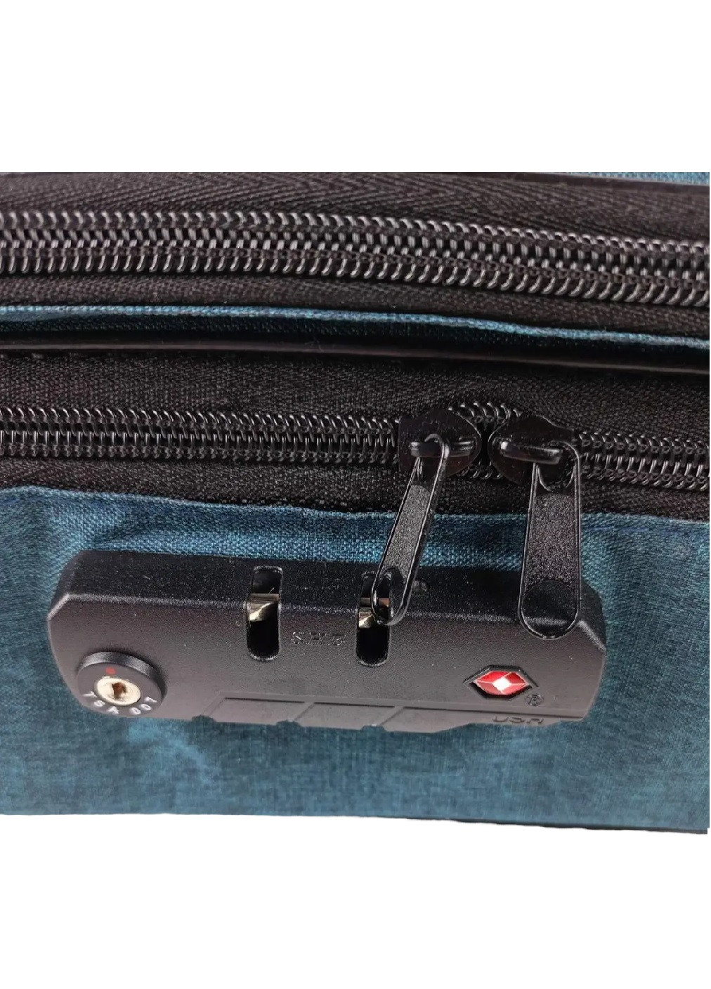 Органайзер кейс сумка для зберігання перенесення документів з двома відділами кодовим замком 36х27х13 см (475957-Prob) Зелений Unbranded (275068644)