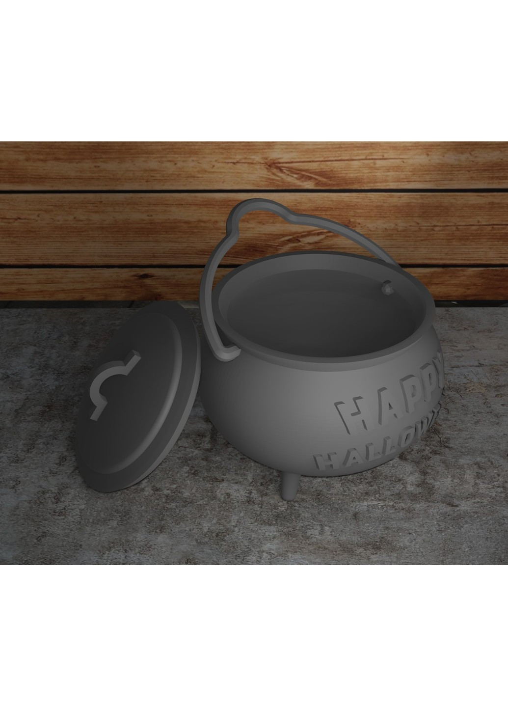 Горщик лепрекона «Happy Halloween» з кришкою ЗаСвіт (266425464)