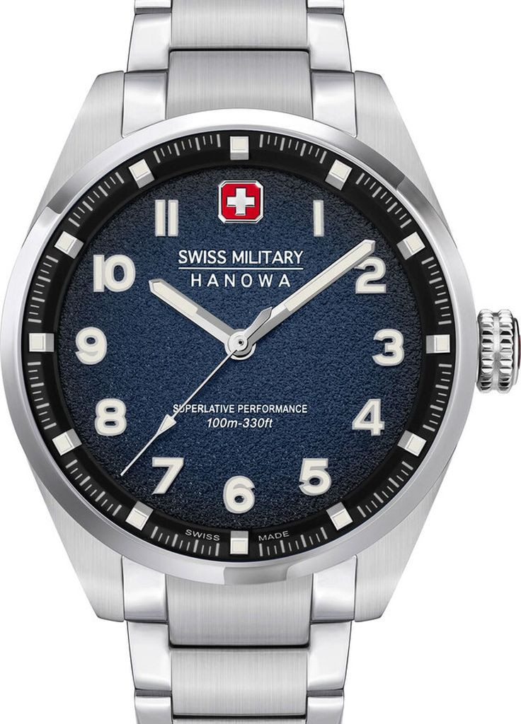Часы Swiss Military Hanowa Greyhound SMWGG0001504 кварцевые спортивные Swiss Military-Hanowa (275929676)