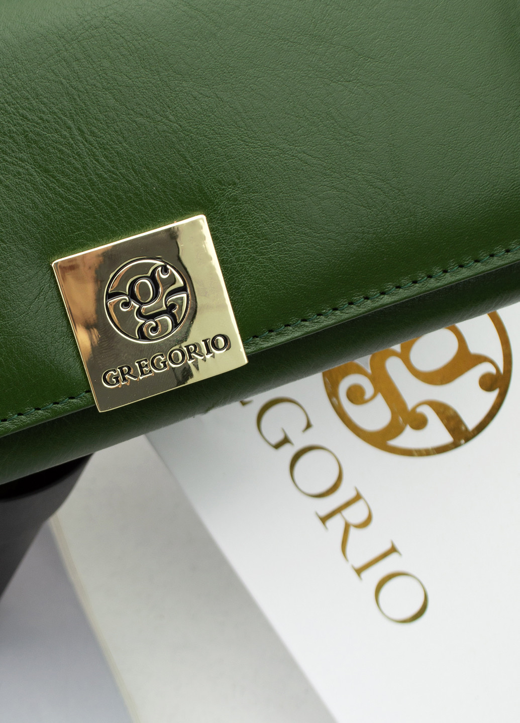 Кошелек женский кожаный GS-100 классический зеленый Gregorio (258169236)