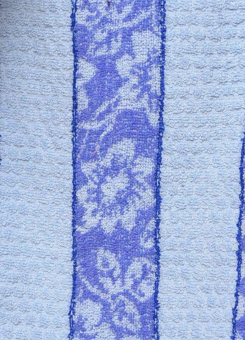 Let's Shop полотенце кухонное махровое голубого цвета однотонный голубой производство - Турция