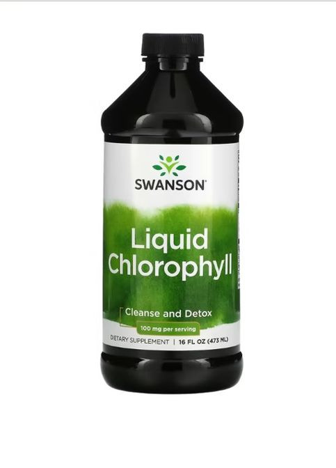 , рідкий хлорофіл, 100 мг, 473 мл Swanson (263948527)