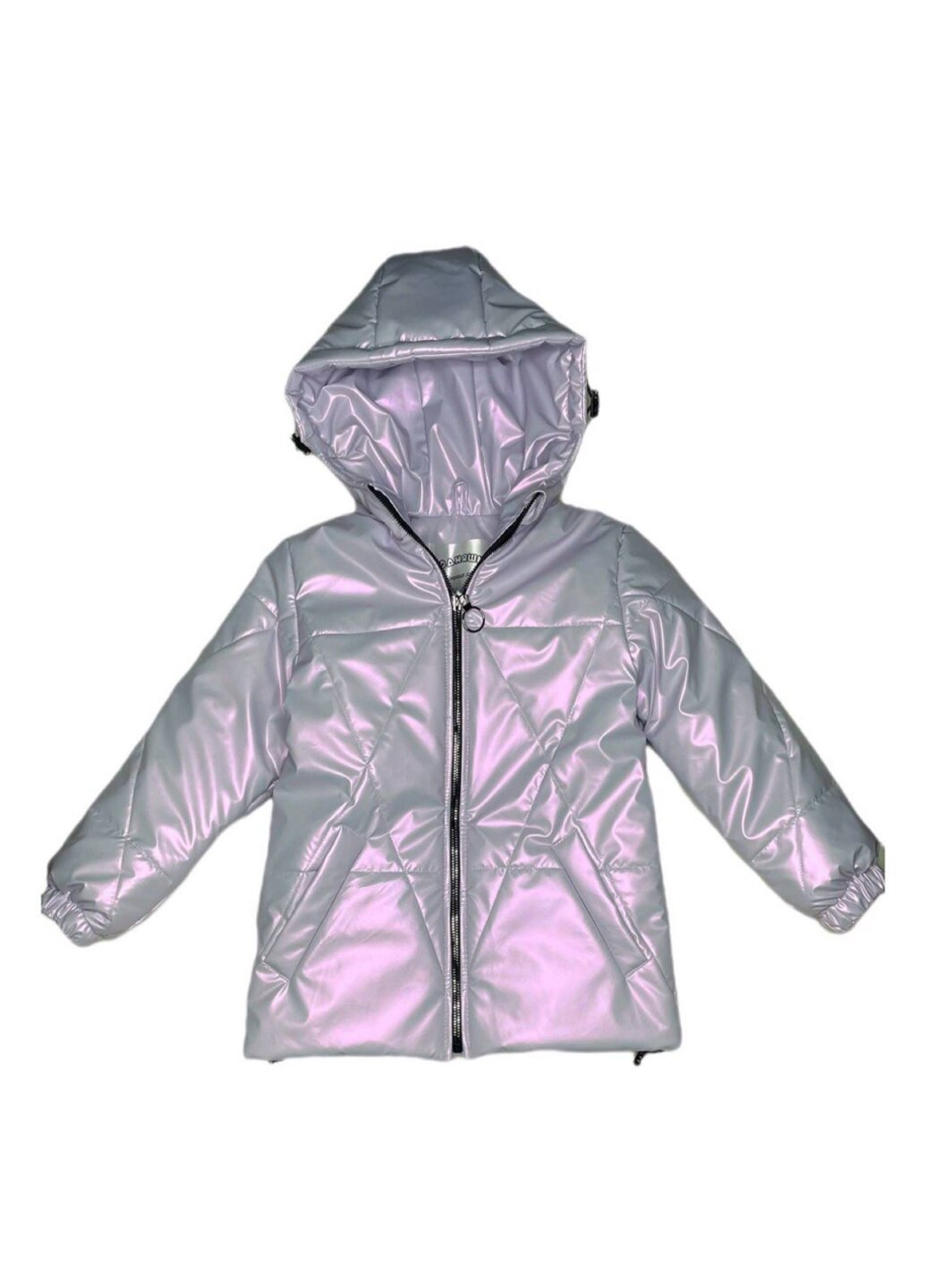 Лілова куртка демісезонна для дівчинки бузковий колір Модняшки