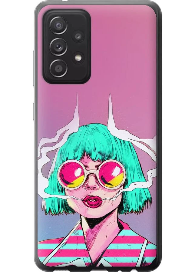 2D пластиковый чехол 'Поп арт девушка' для Endorphone Samsung Galaxy A52 (276192375)
