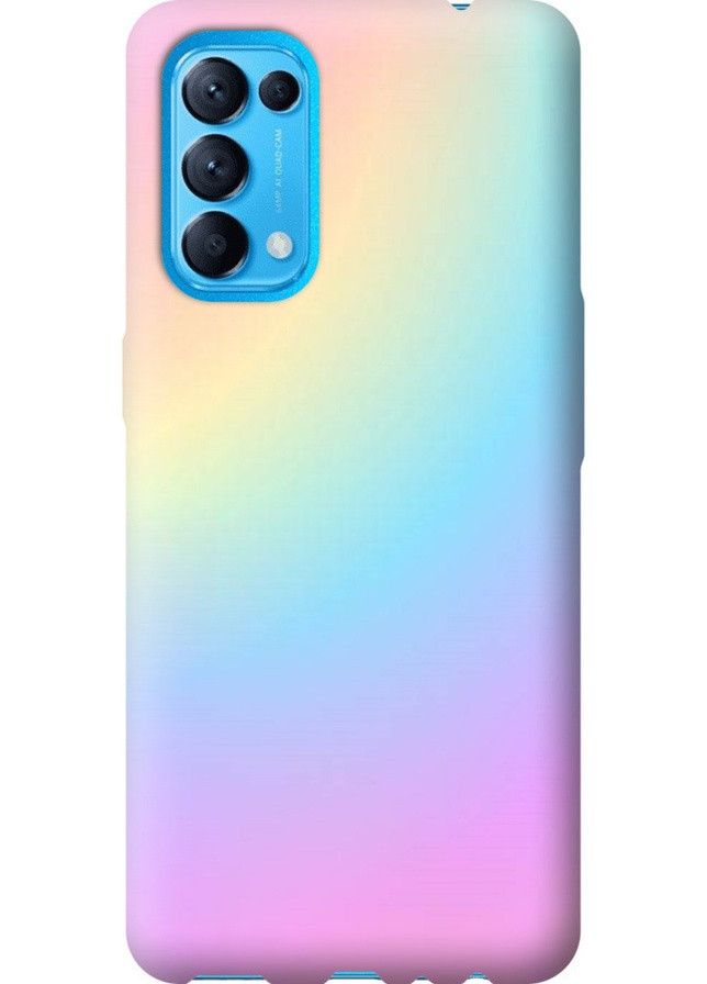 Силіконовий чохол 'Веселка 2' для Endorphone Oppo Reno5 (259141048)