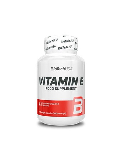 Vitamin E 200 100 Caps Biotechusa (258499104)