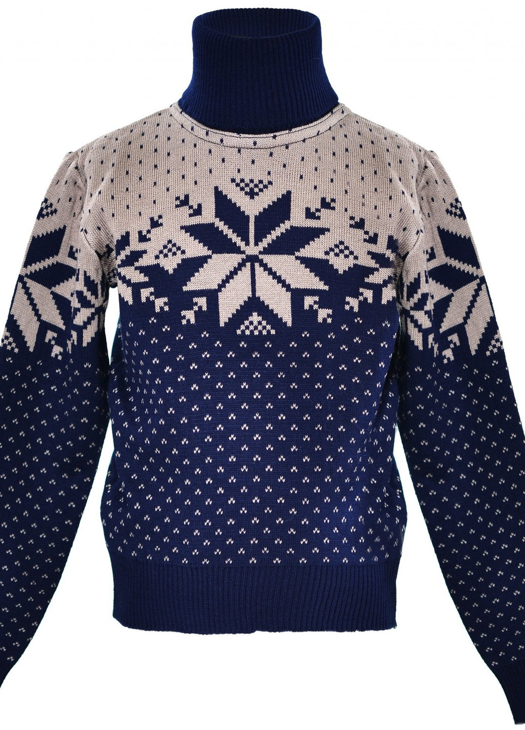 Синій светри светр сніжинки (снежинка 2)17143-709 Lemanta