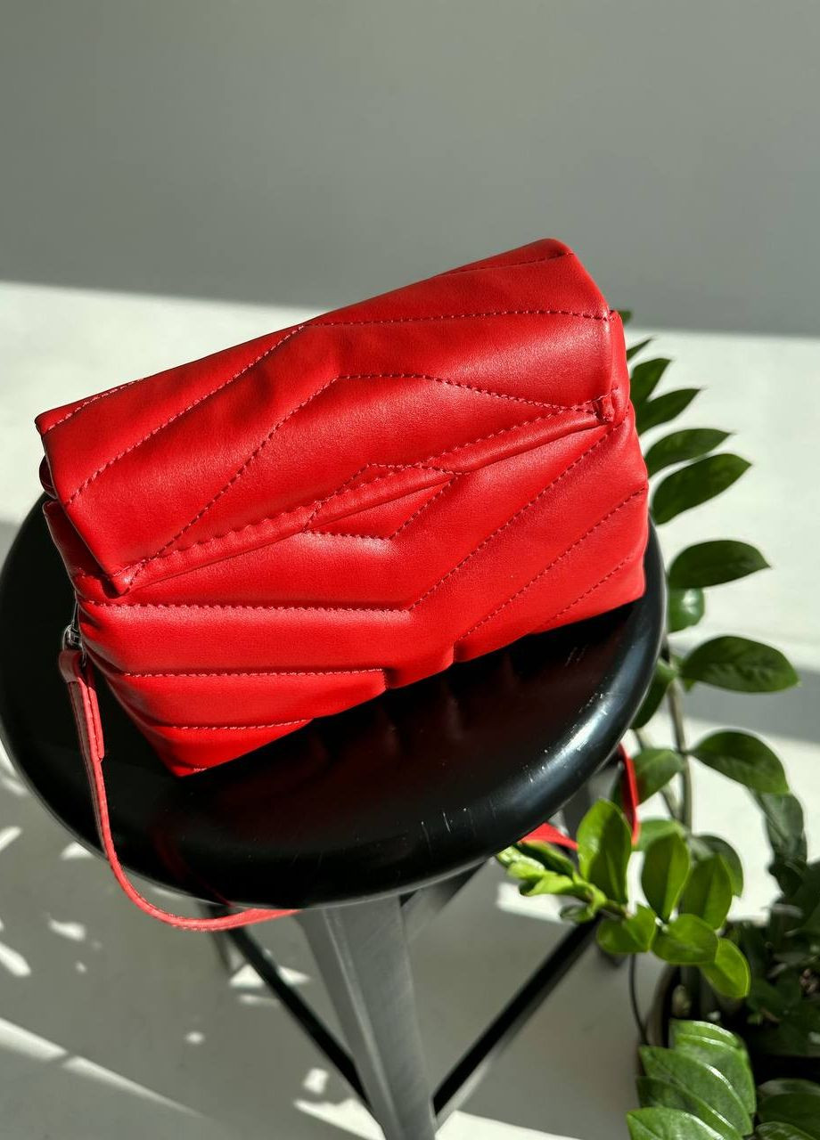 Сумка классическая с лого Yves Saint Laurent Pretty Bag Red Vakko (260197735)