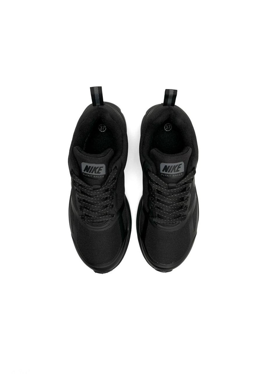 Черные демисезонные кроссовки женские, вьетнам Nike Flykit Racer W Gore-Tex Black