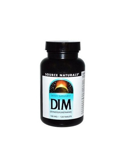 DIM (Diindolylmethane) 100 mg 120 Tabs Source Naturals (256724402)