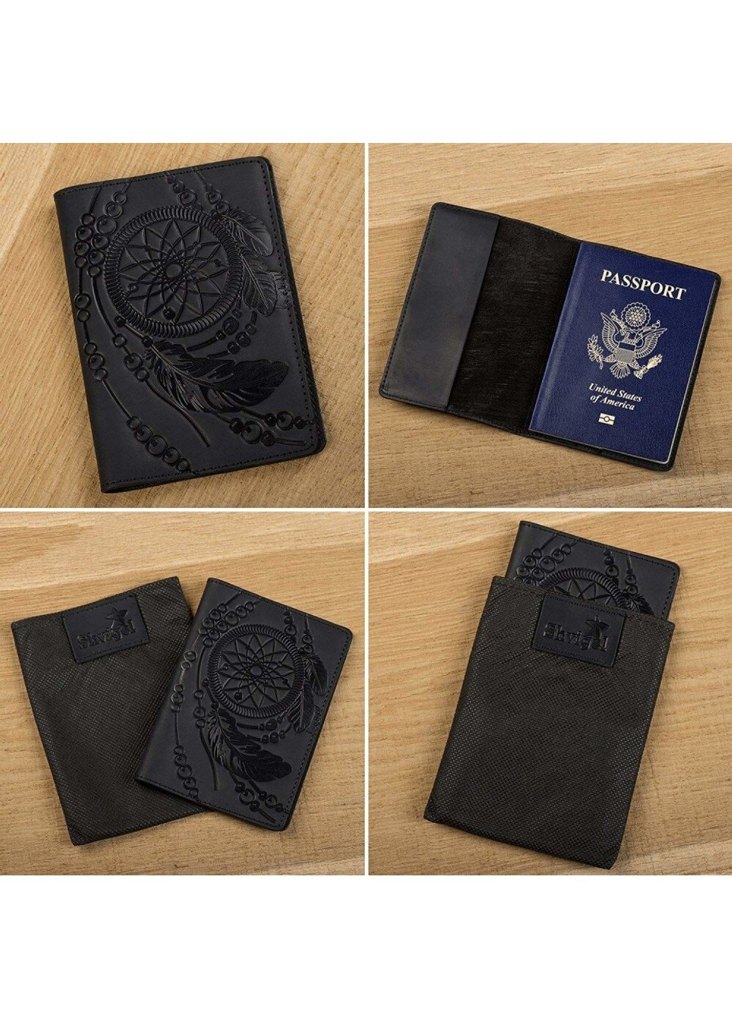 Обложка для паспорта 13795 Синий Shvigel (263605858)