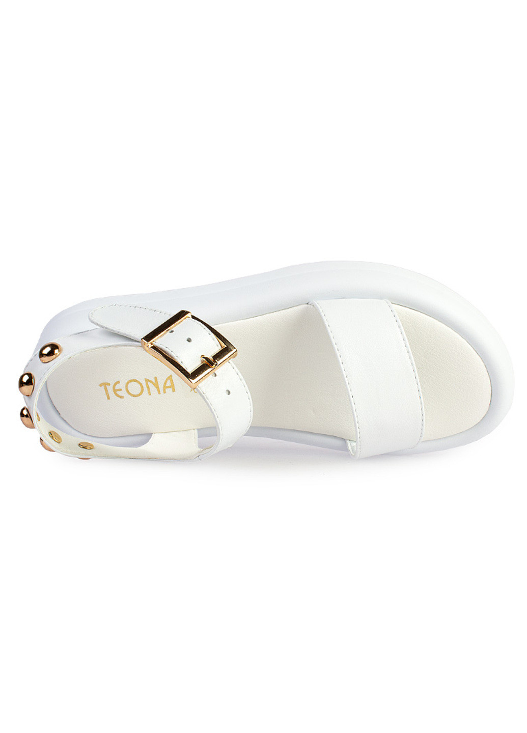 Белые босоножки женские бренда 8301400_(1) Teona на кнопках