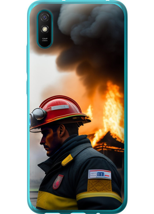 Силиконовый чехол 'Пожарник' для Endorphone Xiaomi Redmi 9A (258215134)
