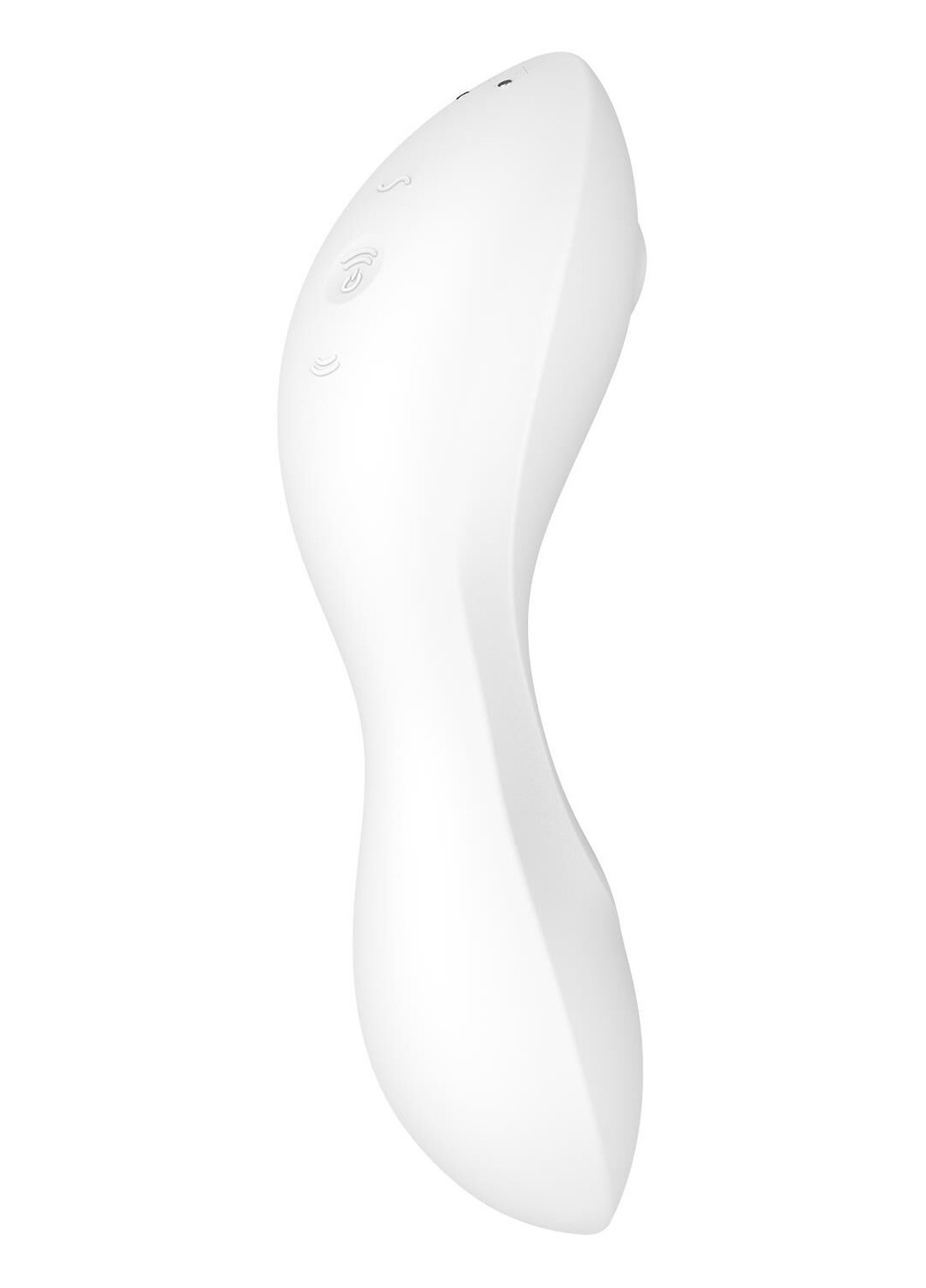 Вакуумный смарт-стимулятор с вибрацией Curvy Trinity 5 (White), управление со смартфона Satisfyer (269000128)