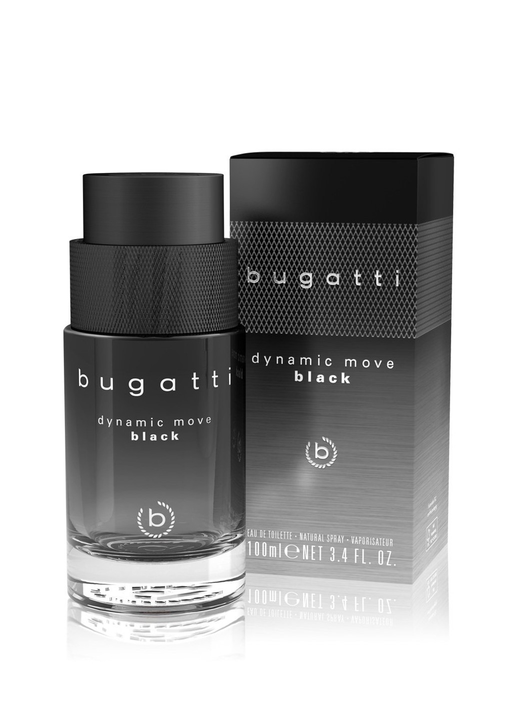 Туалетная вода для мужчин dynamic move black Черный Bugatti (277812673)
