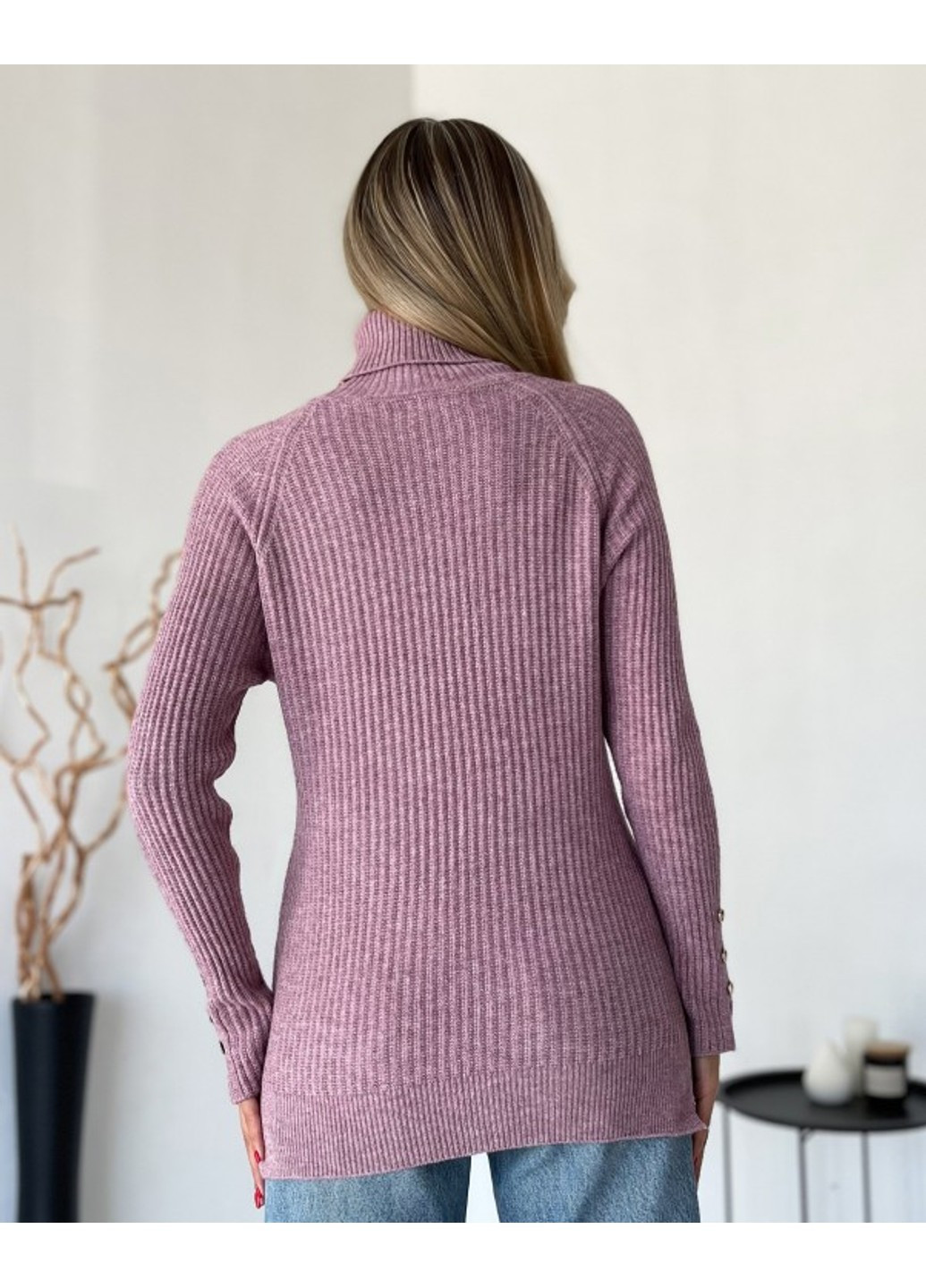 Фиолетовый свитера wn20-577 сиреневый ISSA PLUS