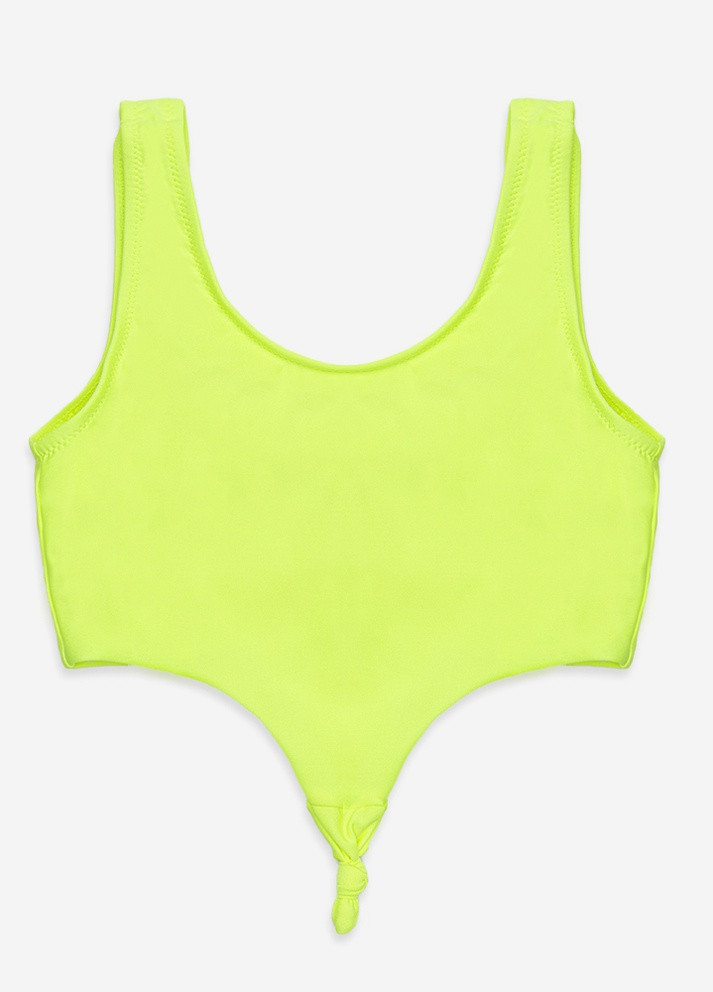Кислотно-жовтий літній купальник роздільний для дівчинки колір лимонний цб-00222991 Teres