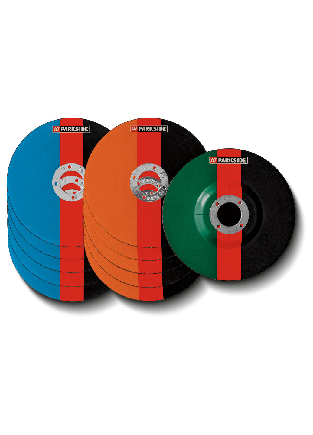 Набір відрізних/шліфувальних дисків PWSZS 1 11 шт комбіновані Parkside (265630779)