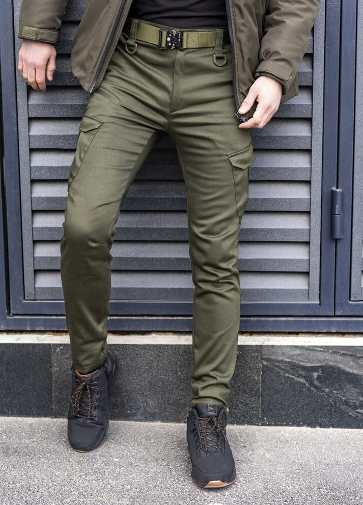 Штани-карго trousers Tactical ЗИМА Хакі Pobedov (268984330)