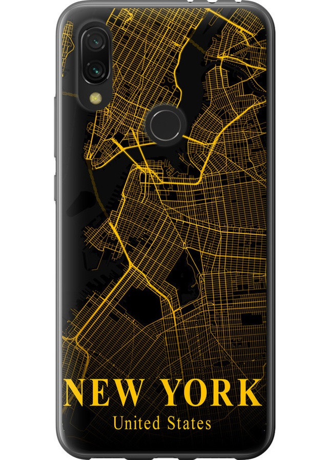 Силиконовый чехол 'New York v2' для Endorphone Xiaomi Redmi 7 (258182217)
