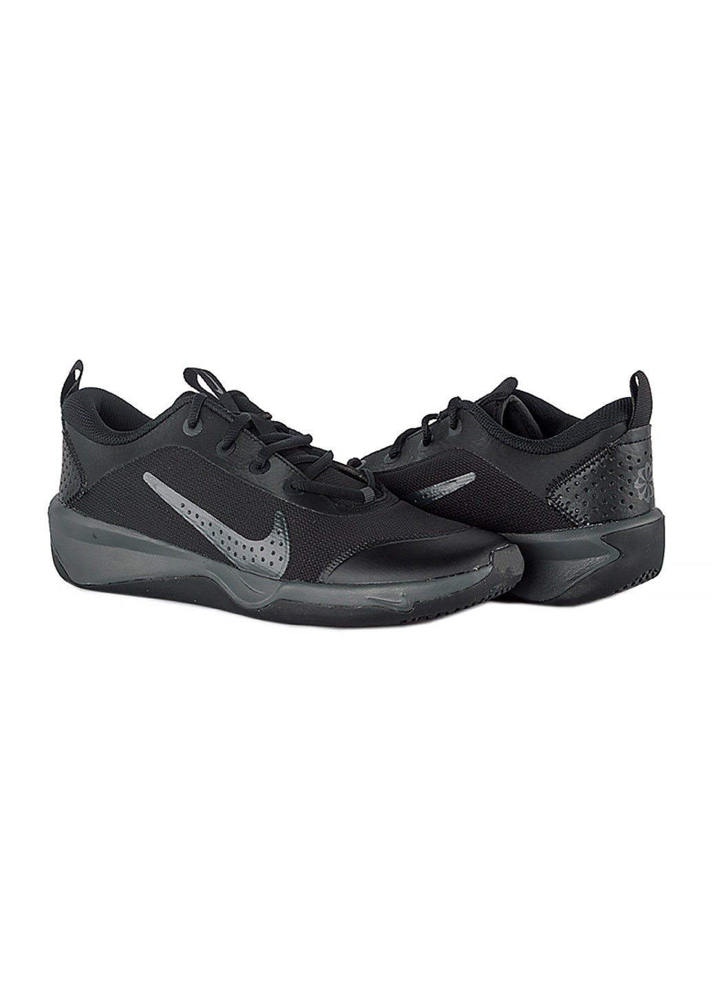Черные демисезонные кроссовки omni multi-court (gs) Nike