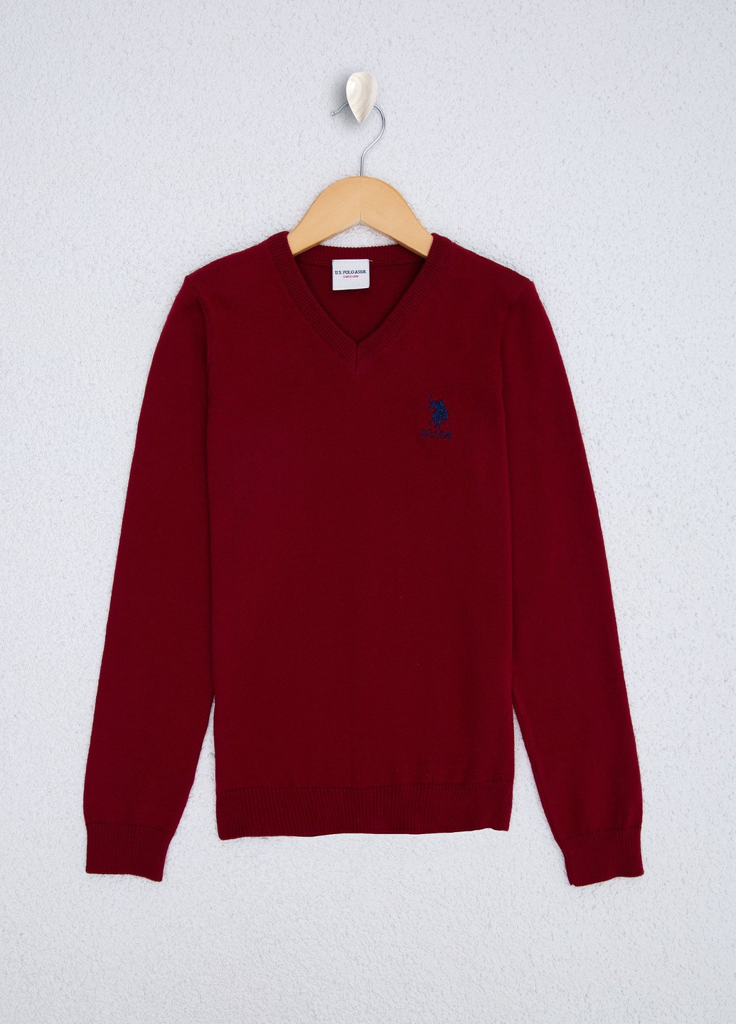 Бордовий светр для хлопчиків U.S. Polo Assn.