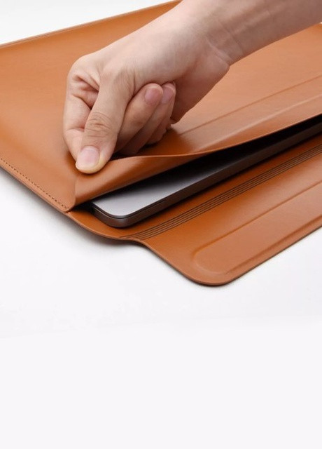 Чехол для ноутбука - Skin Pro II Bag 16 (для макбука, подставка, искусственная кожа) - Черный WIWU (259753313)