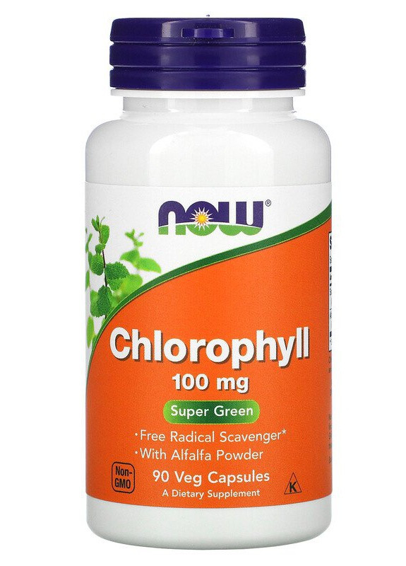 Chlorophyll 100 mg 90 Veg Caps Now Foods (256721664)