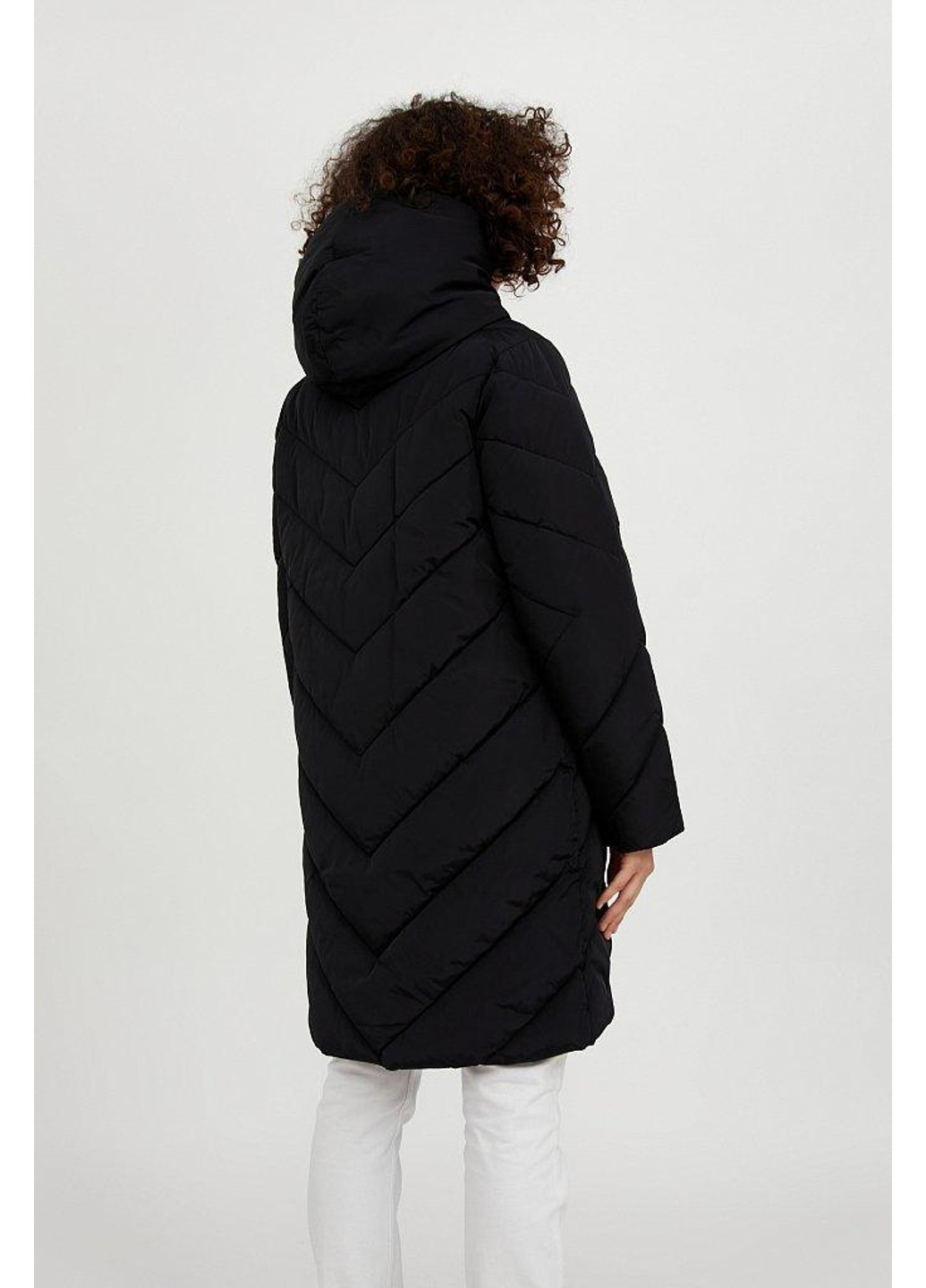 Черная зимняя зимнее пальто a20-11005-200 Finn Flare