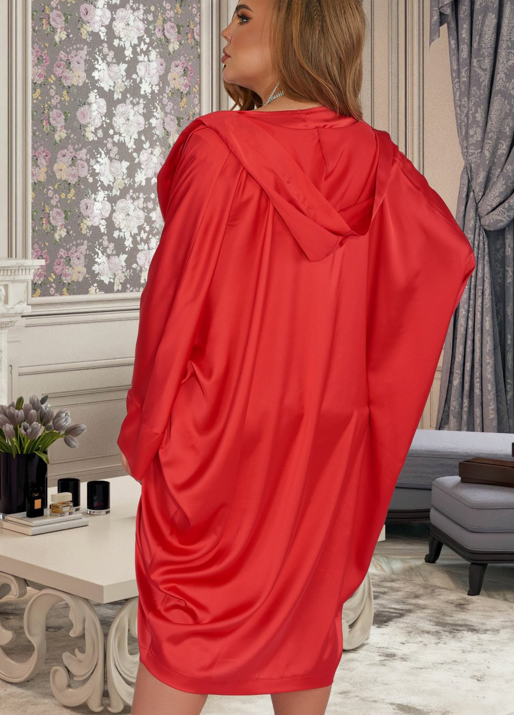 Костюми жіночі Ошатний червоний костюм великого розміру (УТ000059690) Lemanta (259482720)