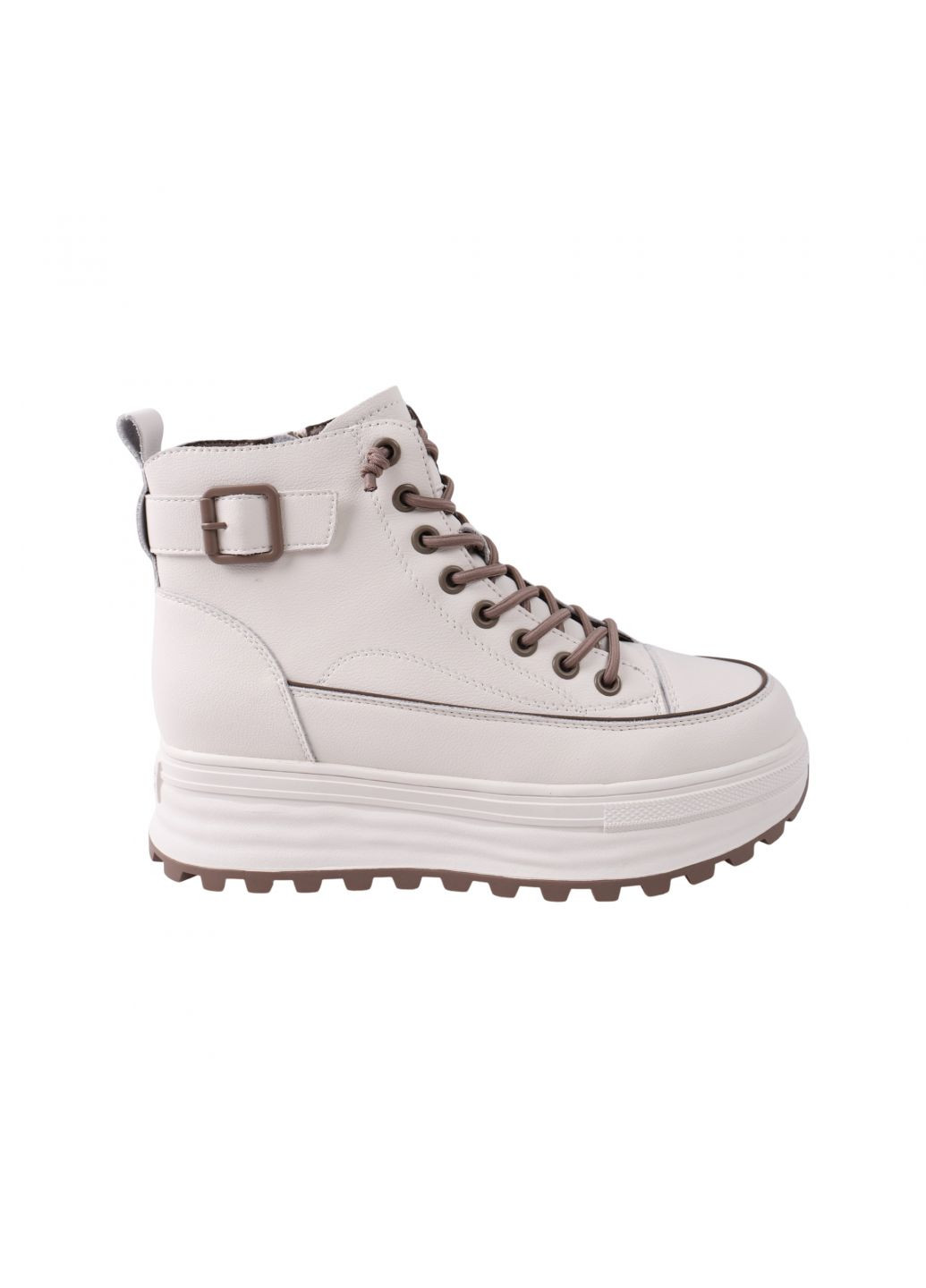 ботинки женские молочные натуральная кожа Lifexpert