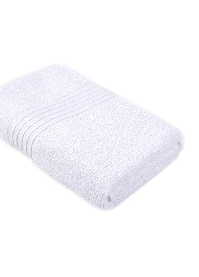 Lotus полотенце махровое home - ammi white белый 70*140 однотонный белый производство - Турция