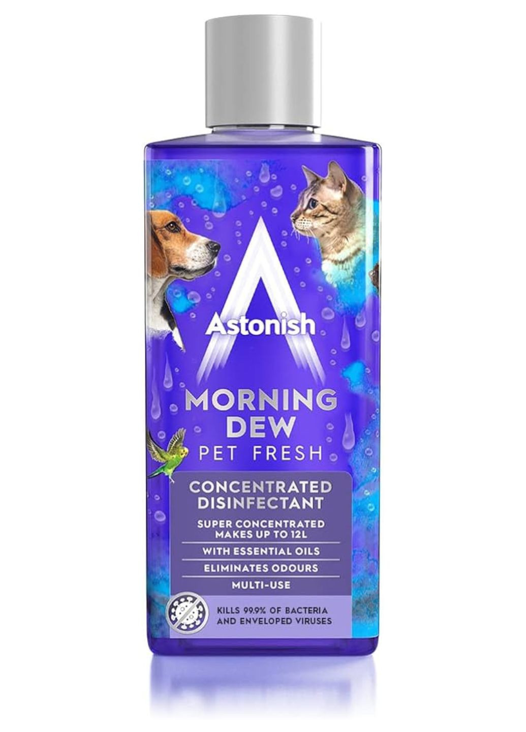 Концентрат для чистки и дезинфекции Morning Dew (нейтрализует все запахи домашних животных) 300 мл Astonish (267924348)