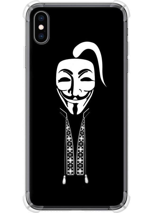 Силіконовий протиударний с посиленими кутами чохол 'Anonimus. Козак' для Endorphone Apple iPhone XS Max (269350431)