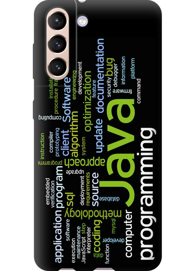 TPU чорний чохол '5615' для Endorphone Samsung Galaxy S21 (258185839)