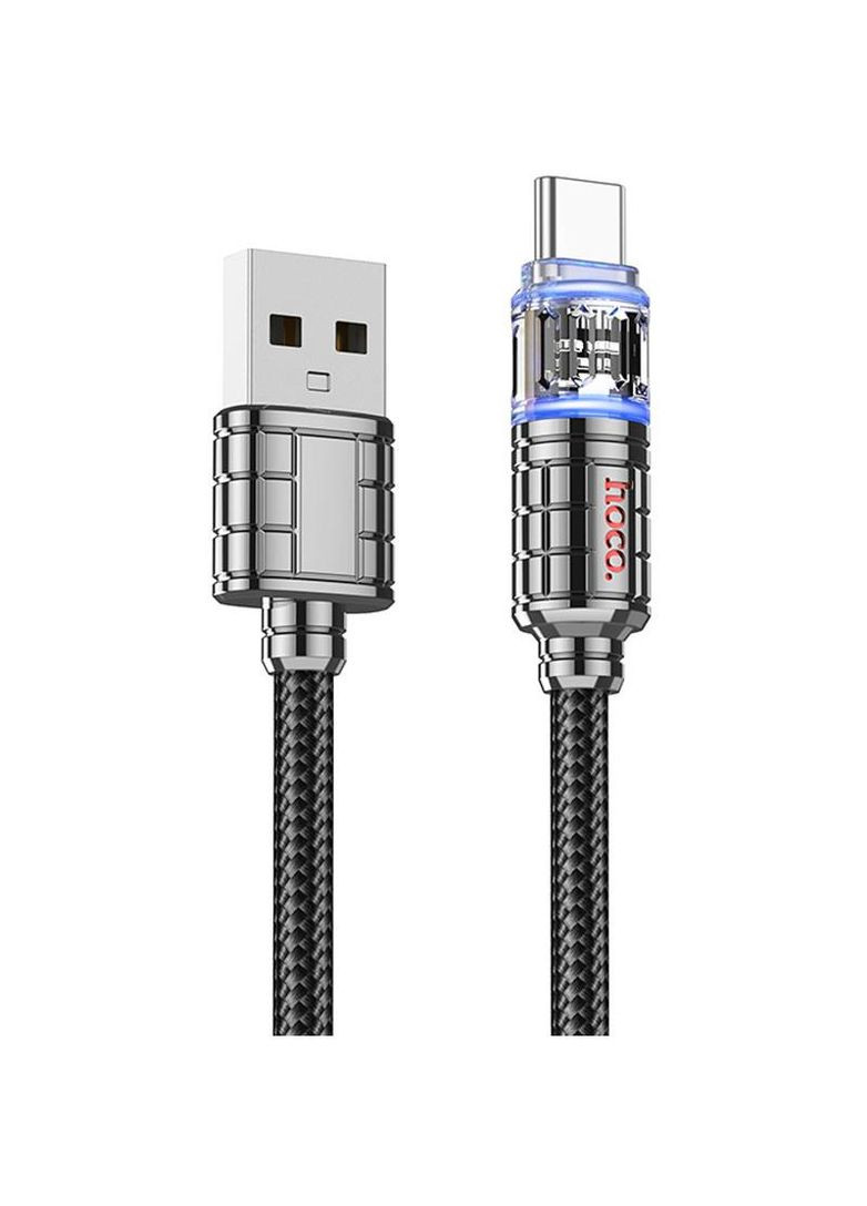 Дата кабель U122 Lantern Transparent Discovery Edition USB to Type-C Hoco (271541054)