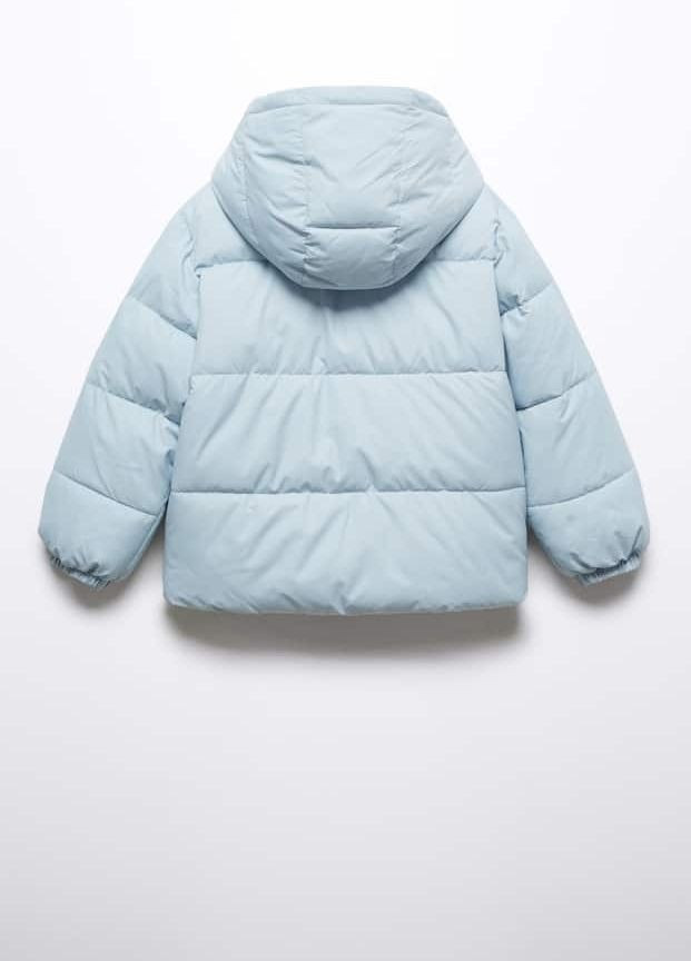 Блакитна демісезонна демісезонна куртка для дівчинки 9005 122 см блакитний 67426 Mango