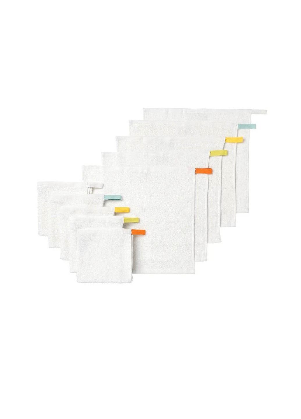 IKEA полотенце, белое,30x30 см (10 шт) белый производство -