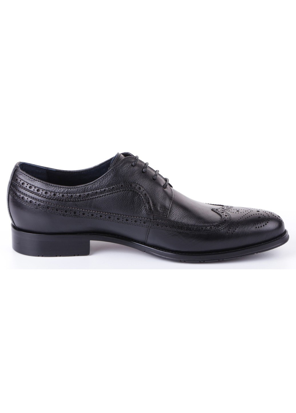 Черные мужские классические туфли 195105 Marco Pinotti на шнурках