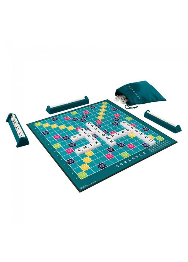 Настільна гра - "Скребл" колір різнокольоровий ЦБ-00207954 Scrabble (272092525)