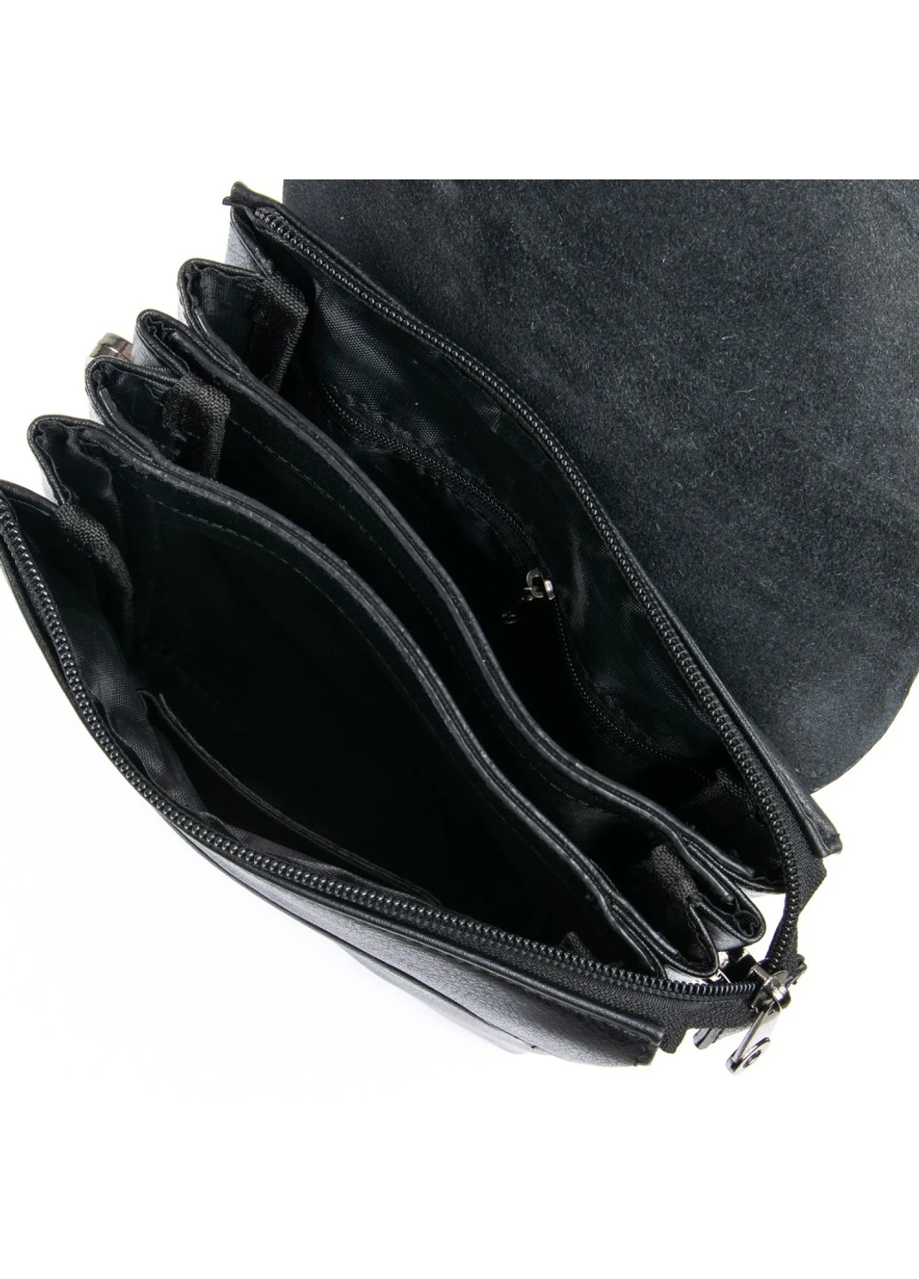 Чоловіча сумка через плече зі шкірозамінника GL 308-2 black Dr. Bond (272949919)