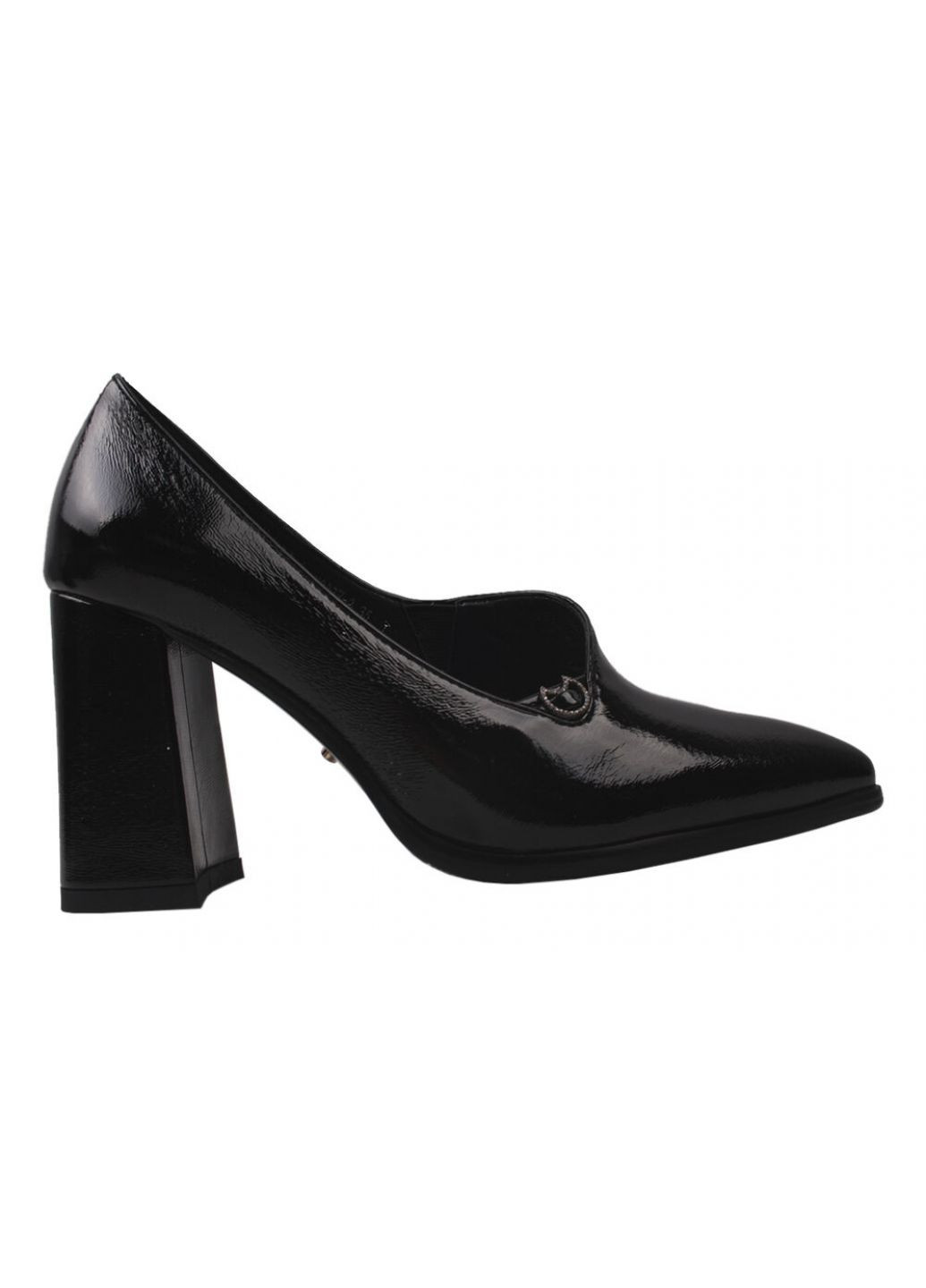 Туфлі на підборах жіночі еко шкіра, колір чорний LIICI 99-20dt (257420194)