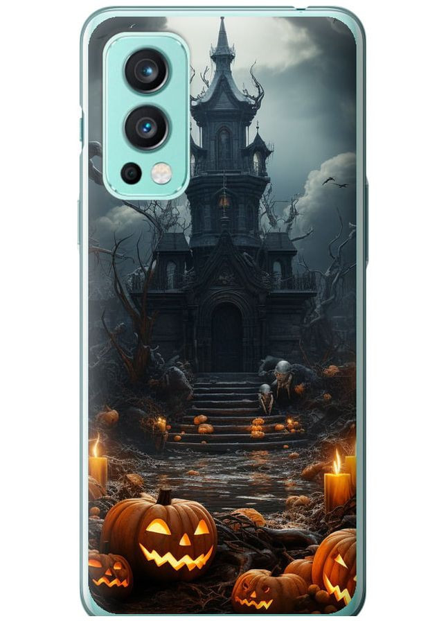 Силиконовый чехол 'Мрачный дом' для Endorphone OnePlus Nord 2 (266808871)
