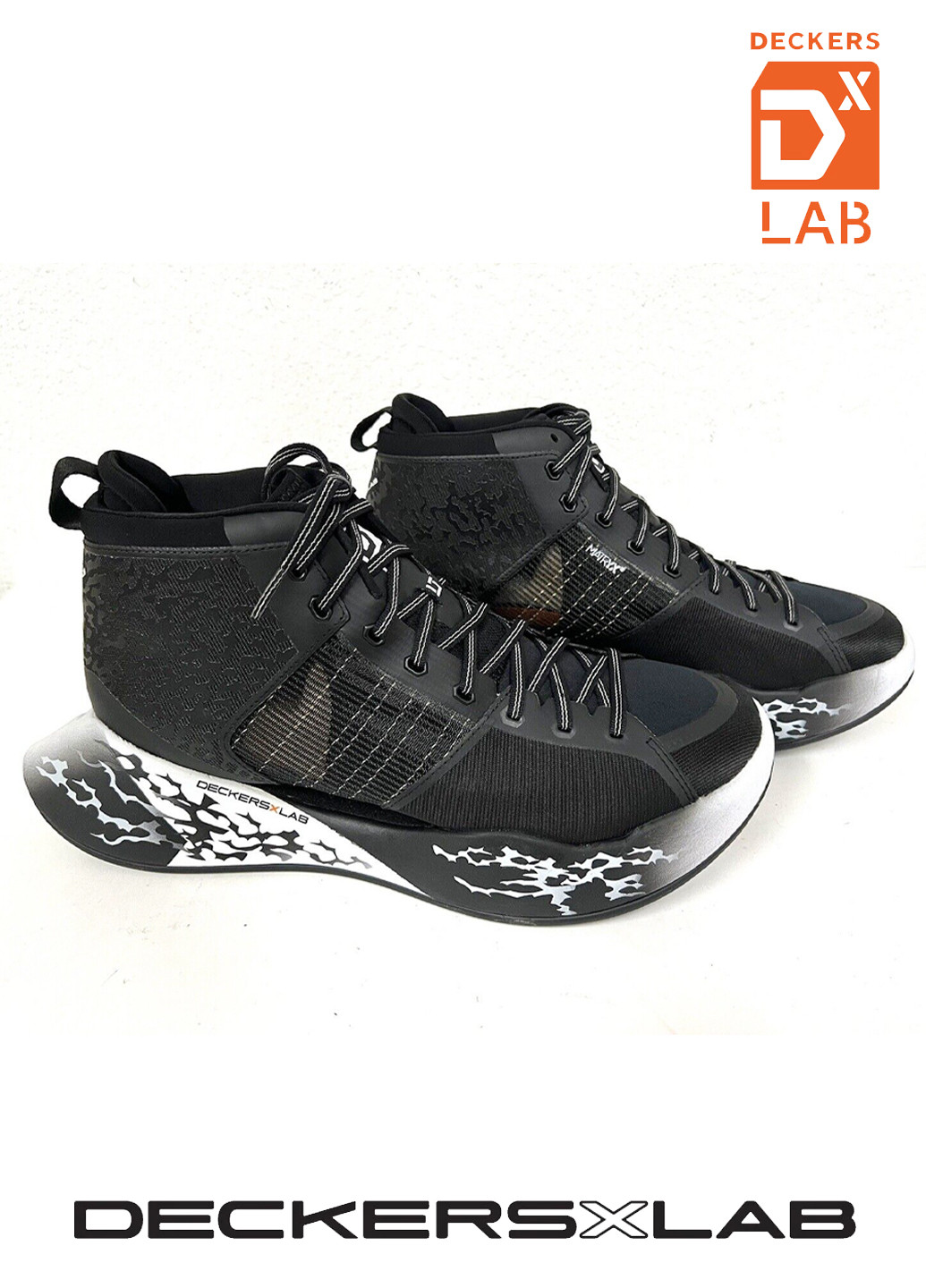 Черные всесезонные кроссовки Deckers X Lab K-ST 35 MID