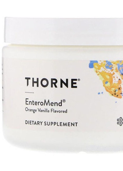 Enteromend 5.9 oz 168 g /30 servings/ Orange Vanilla Thorne Research (258499195)