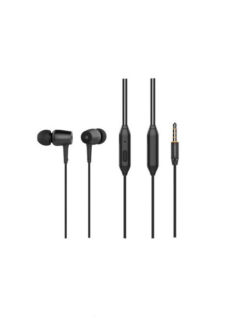 Вакуумні навушники Celebrat з мікрофоном (гарнітура, AUX) - Чорний China g1 (257864317)