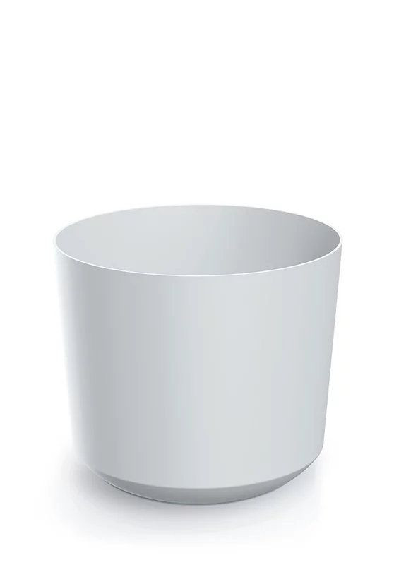 Горшок для цветов TUBO 17.8х17.8х15.7см круглый белый (64985-449) Prosperplast (264074340)